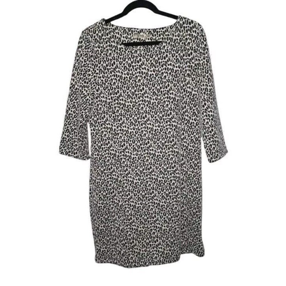 UNQ Leopard Print Sheath Dress Womens Size EUR 42 US 10